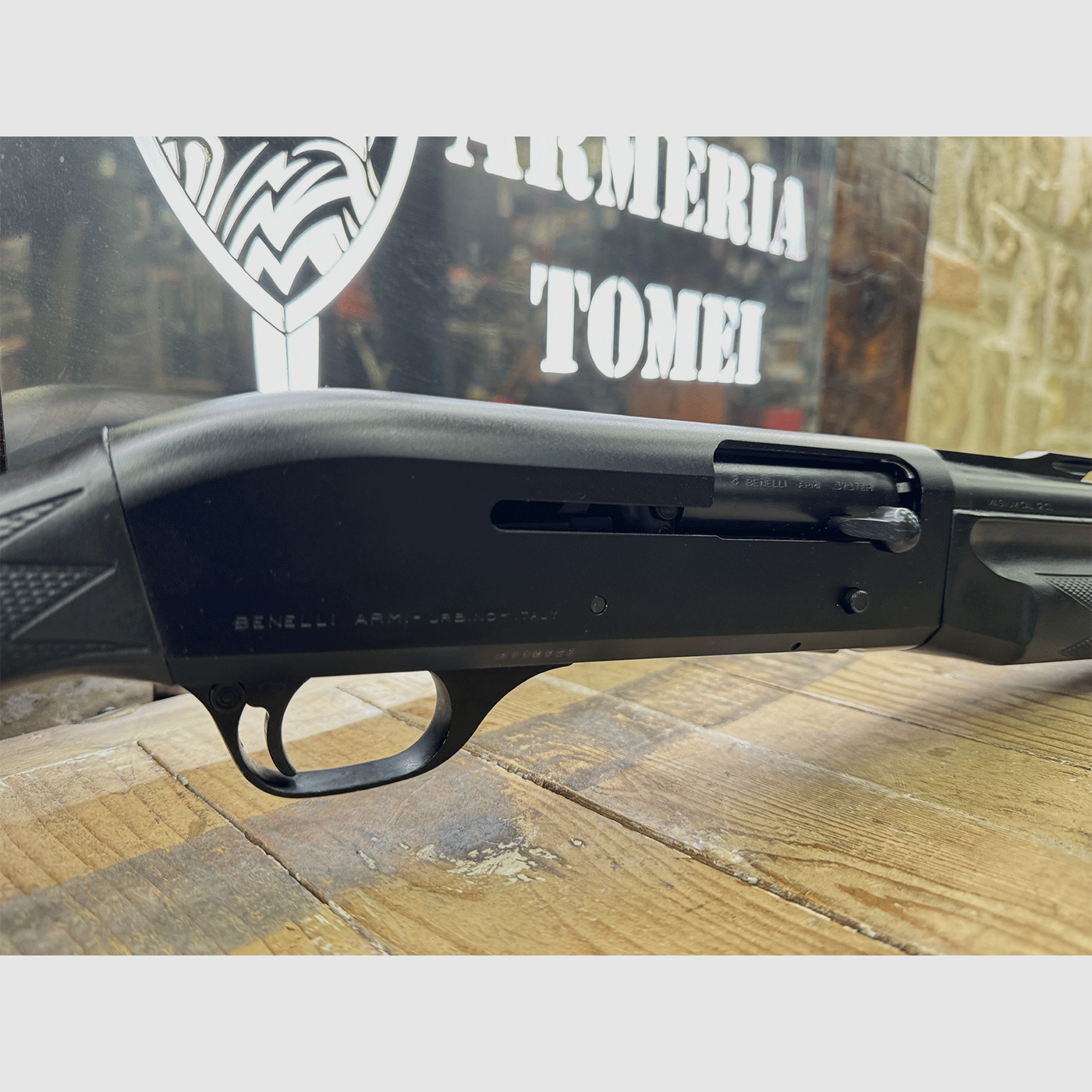 GEBRAUCHT – SEMIAUTOMATISCHES GEWEHR – BENELLI MOD. M1 SUPER 90 Kal. 12, Bild 2 von 5