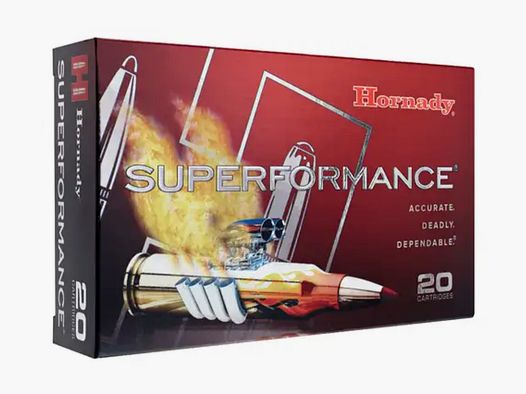 Hornady 81496 Munitions 6,5 Creedmoor Superformance SST 129gr. 20 pièces