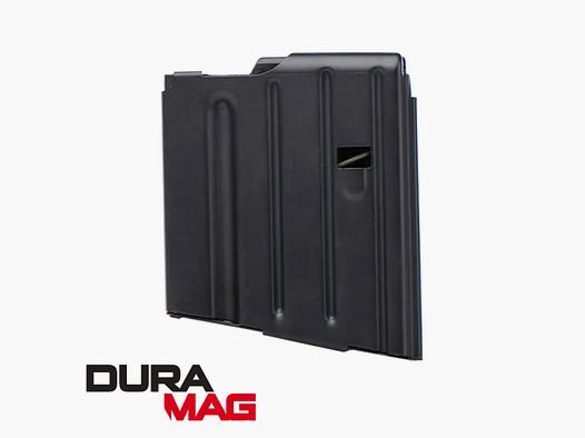 DURAMAG AR10/SR25 .308 WIN/6.5 CM/6.8x51 Magazine 5rd SS BLK