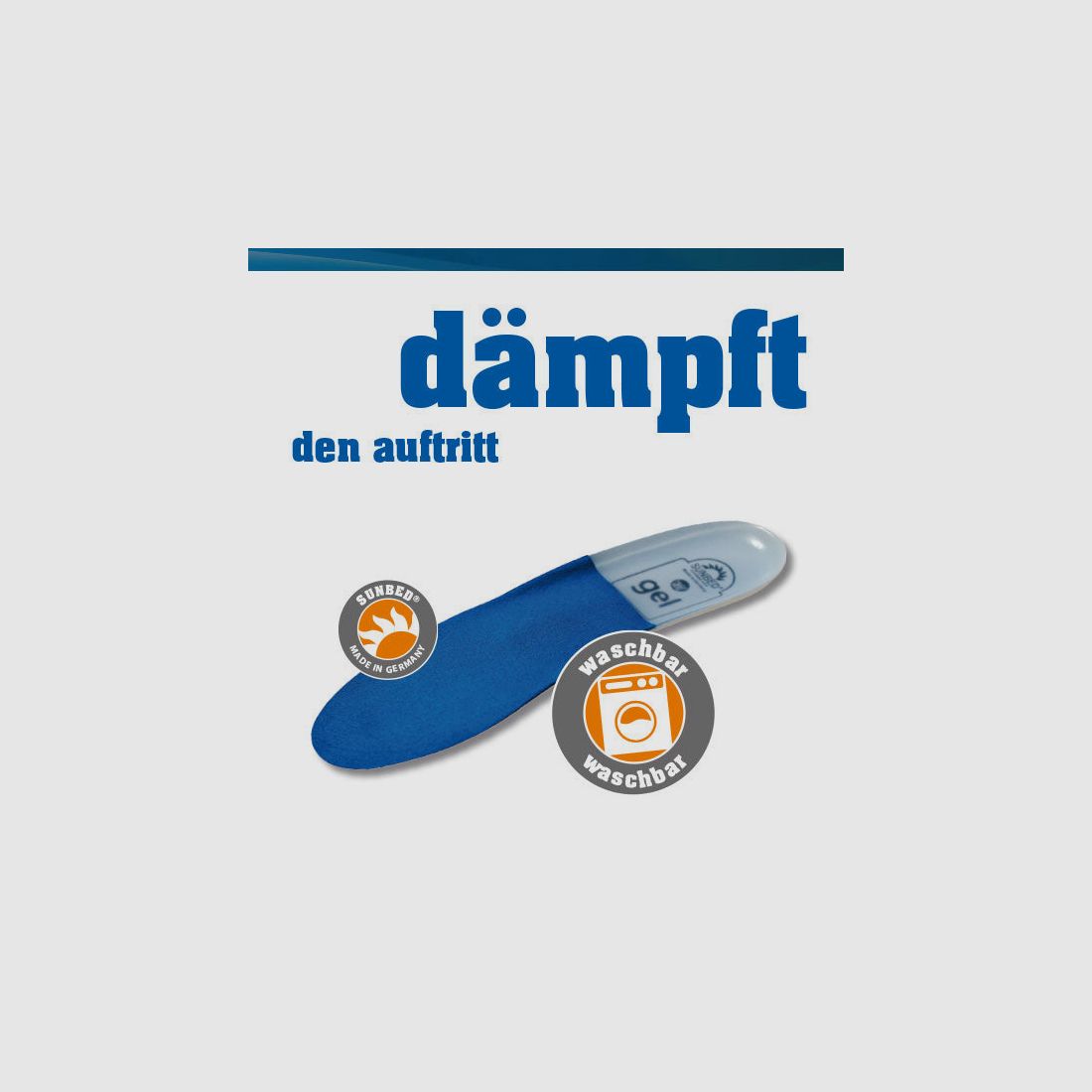 Sunbed Gel Schuheinlagen