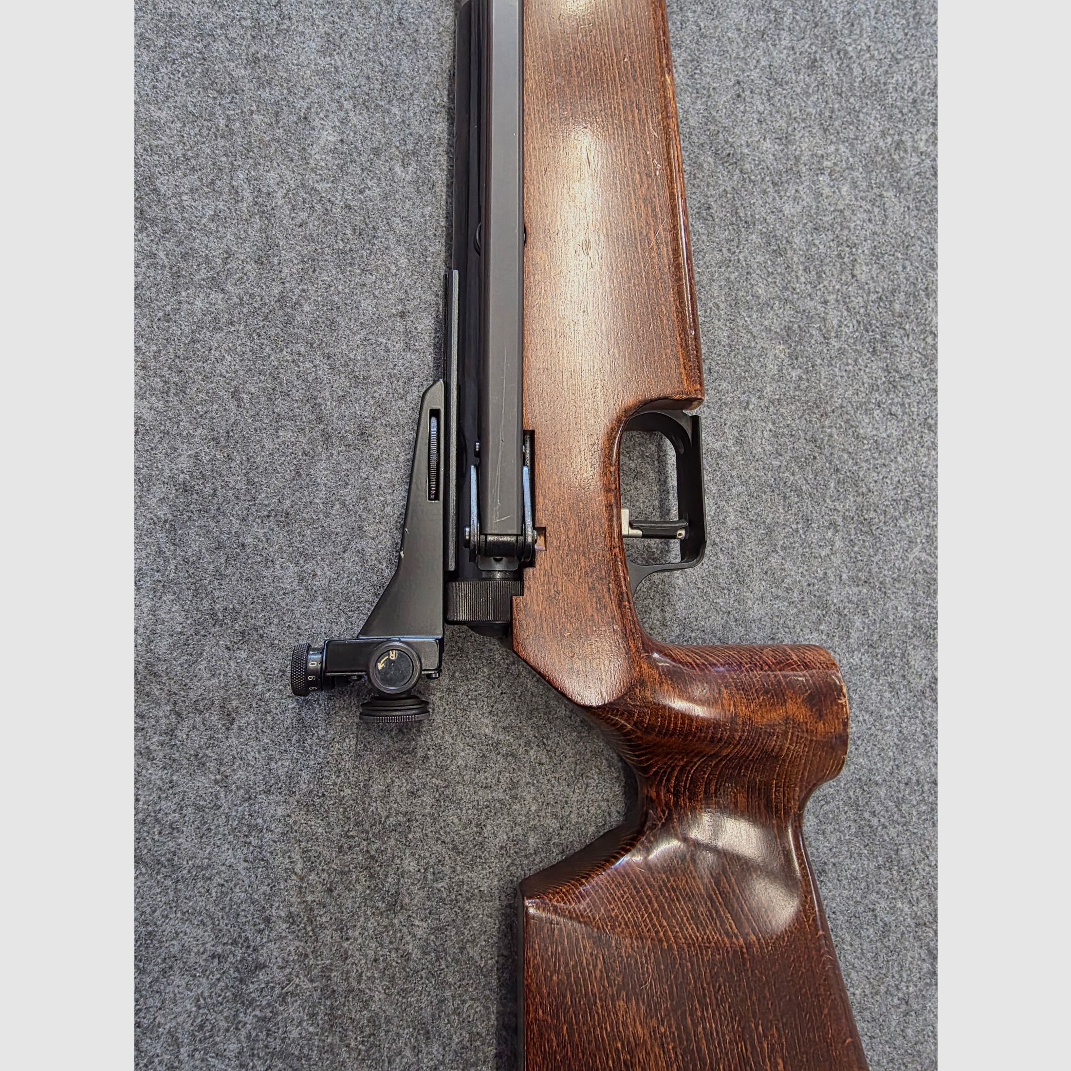 Match air rifle side cocking Diana Mod. 75 U T01 very rare in good condition