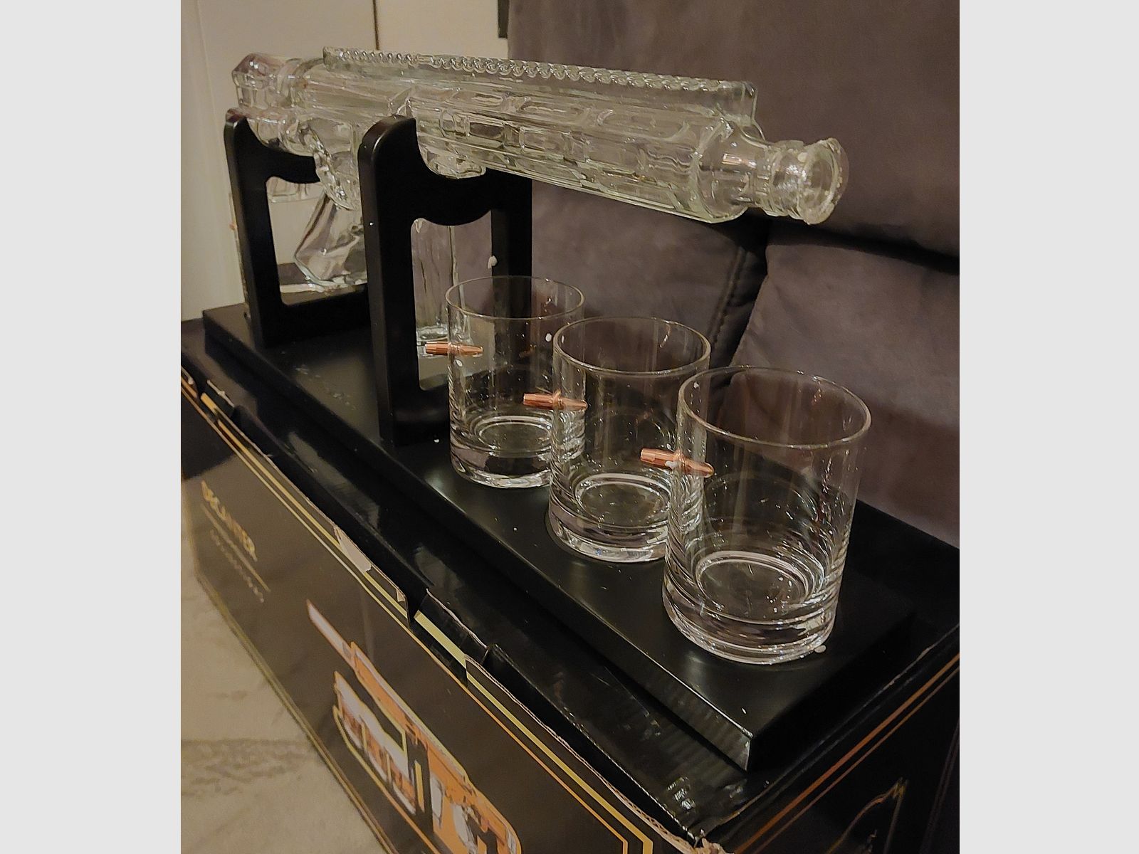 AR-15 Optiek Decanteerset met 4 geweldige glazen