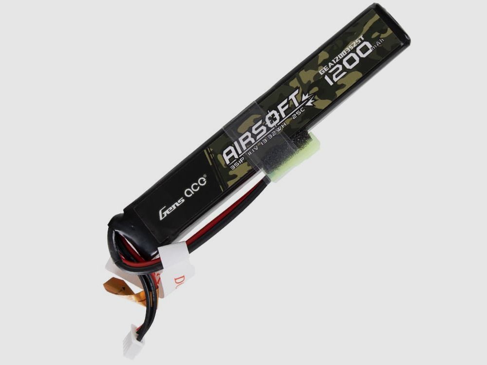 Gens Ace 111V 1200mAh 25C LiPo Stick Type