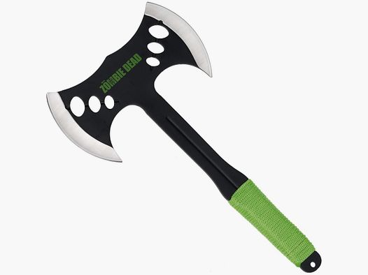Haller Unisex – Volwassen Zombie Dode Bijl, Zwart, One