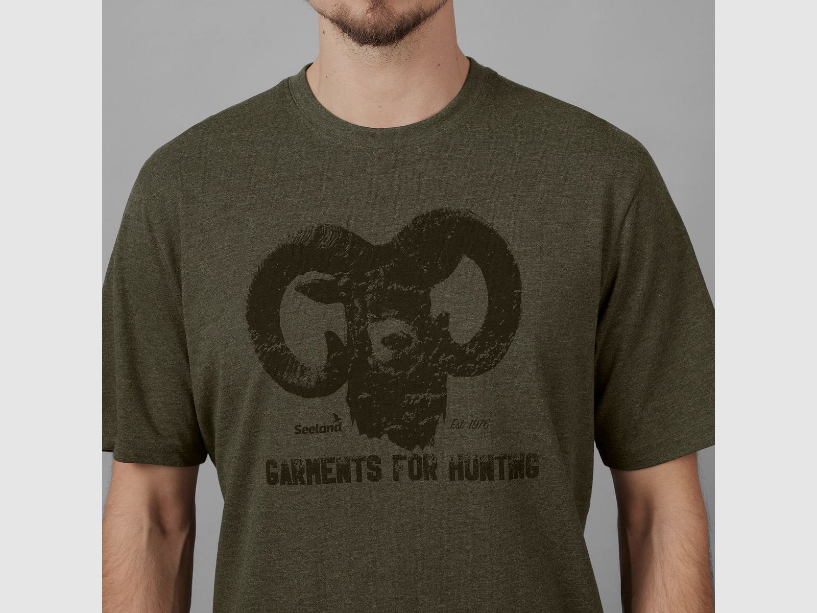 T-shirt Seeland Outdoor Pine Green Melange, image 3 of 3