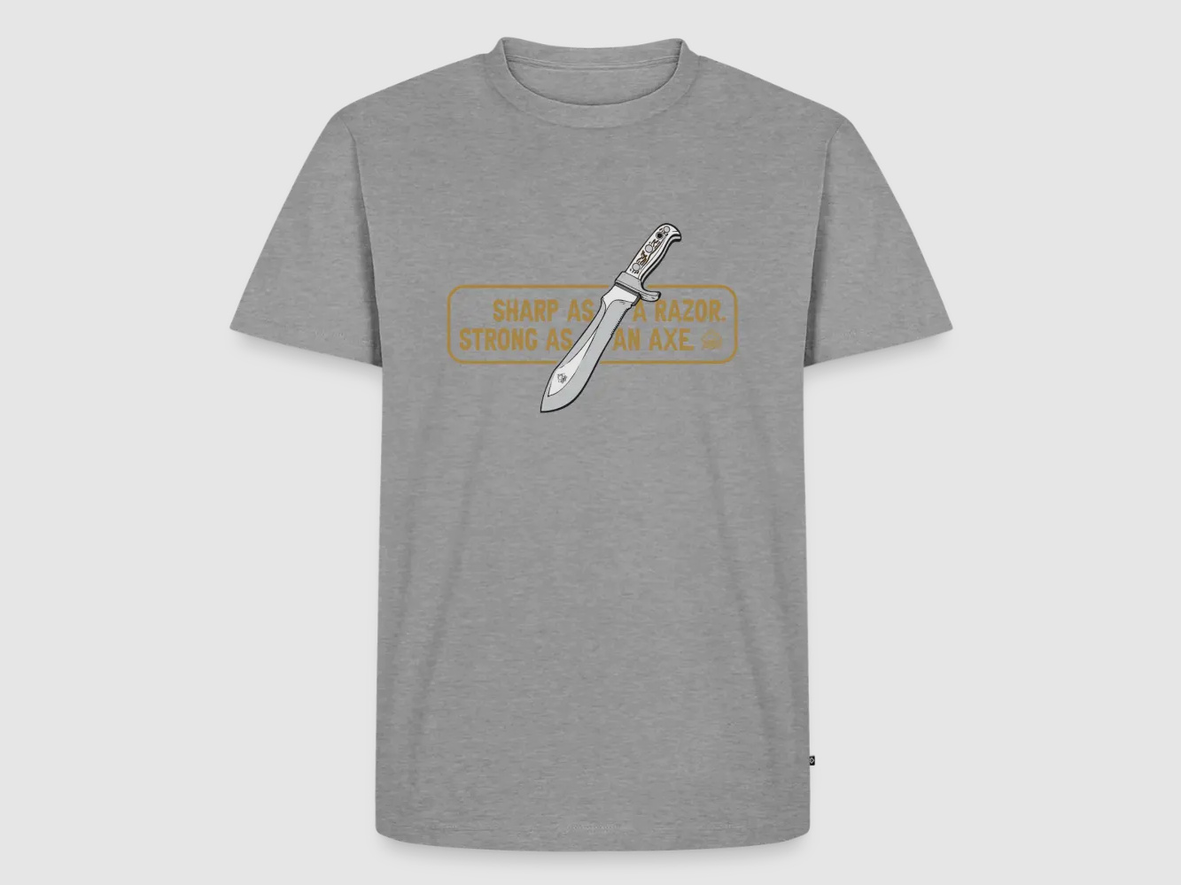 PUMA Men´s Premium T-Shirt "White Hunter Sharp & Strong"