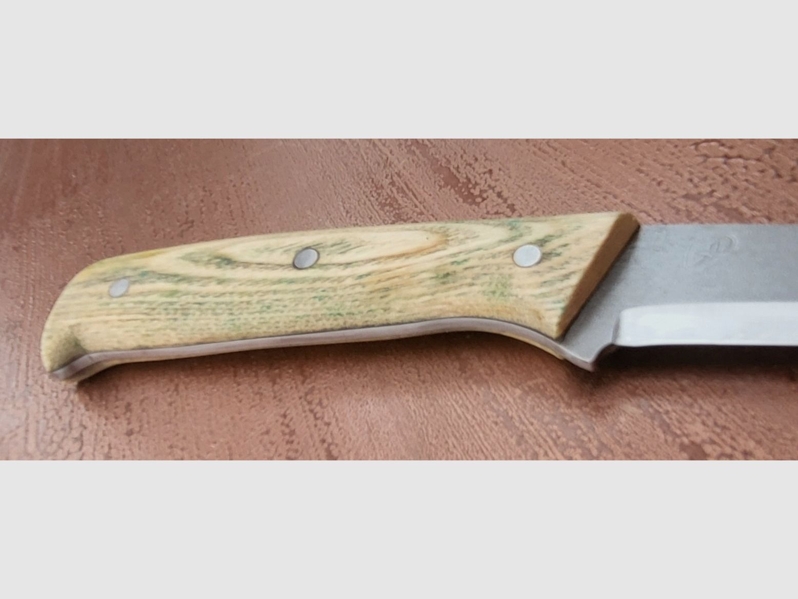 Selbstgebautes einfaches Outdoormesser, Einzelstück