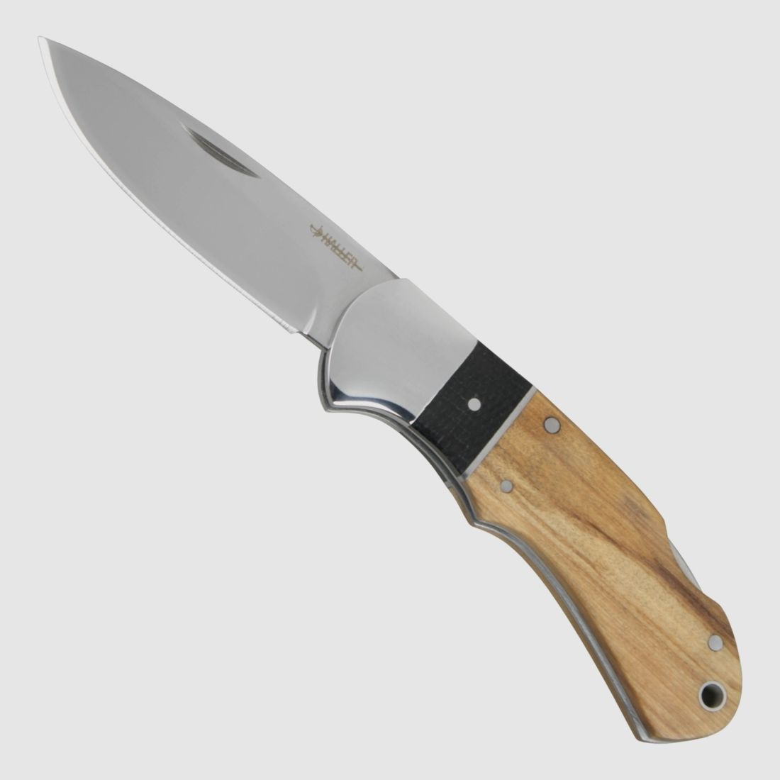 Taschenmesser Micarta/Olivenholz-Griff §42a konform legal führen