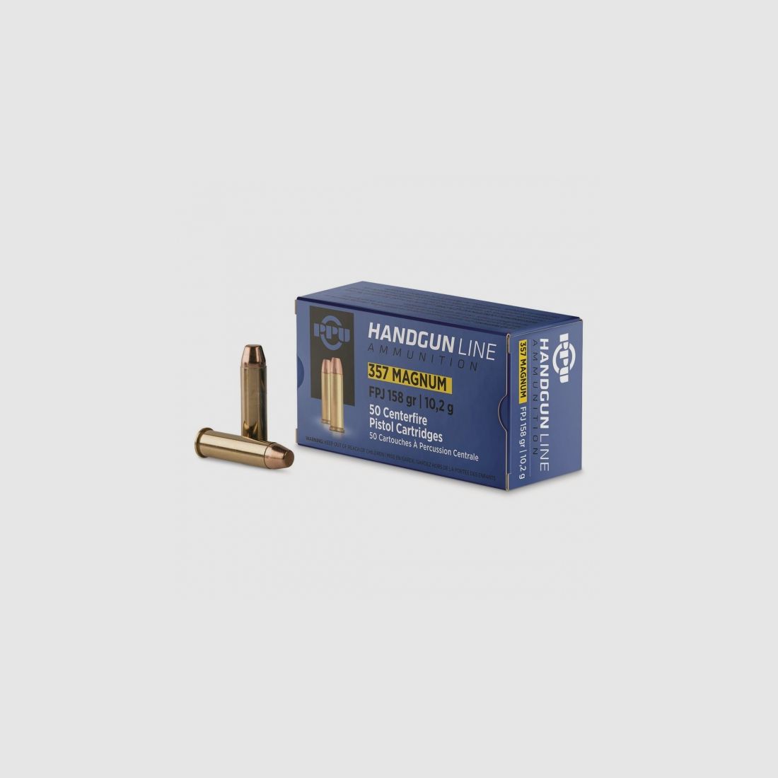 PPU .357 Magnum 158 gr FPJ (50 pièces)