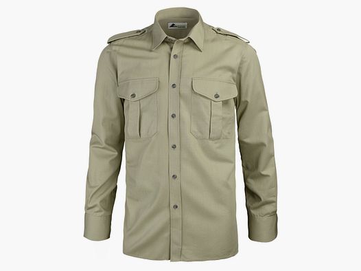 Skogen Camisa de Servicio Forestal para Hombre Slim Fit, Manga Larga
