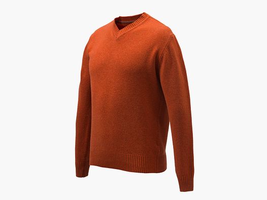 Beretta Pheasant V Neck Sweater Arancio