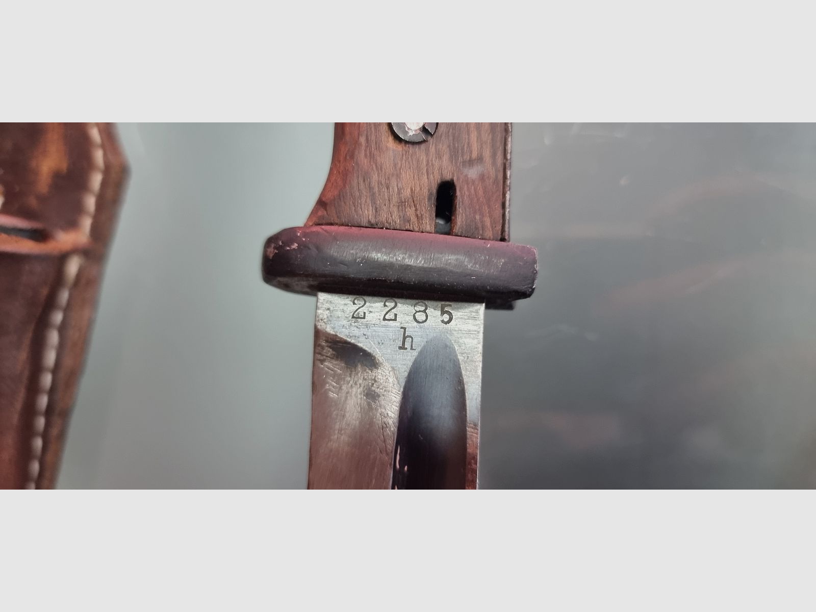 Wehrmacht/Heer-Seitengewehr/Bajonett zum 98 K, 2. Weltkrieg