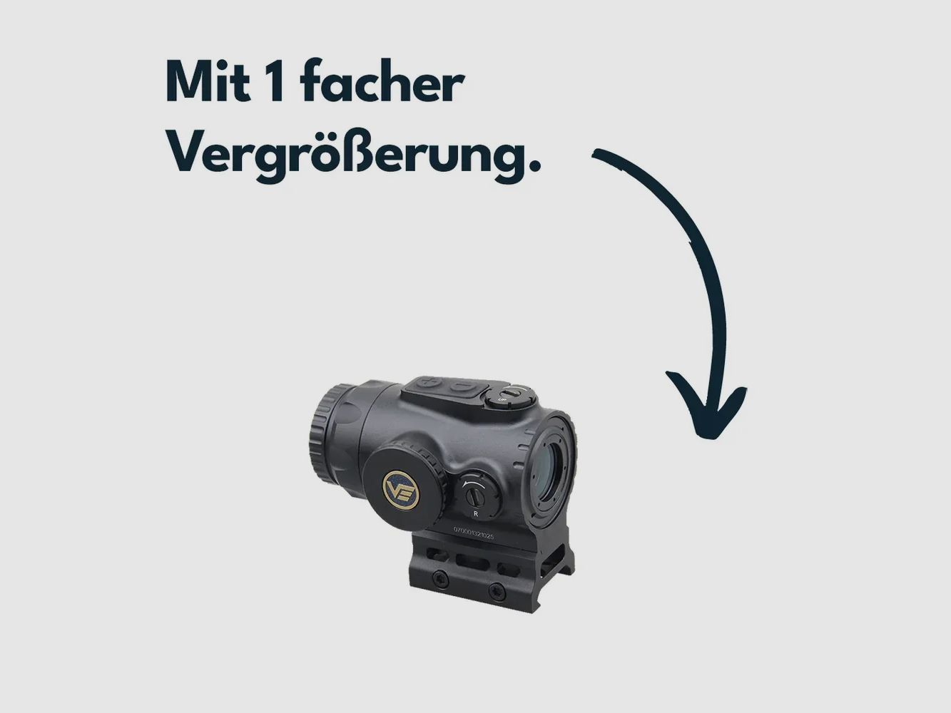 Vector Optics SCPS-M01 Paragon 1x16 Micro Prism Scope