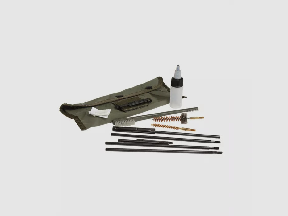 Accesorios de limpieza de armas Cal.5.56 (M16/FAMAS/G36, etc.) + bolsa