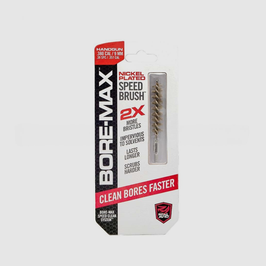 Real Avid AVBMSB Bore-Max™ Speed ​​Brushes™, kaliber: .40S&W, zdjęcie 1 z 2