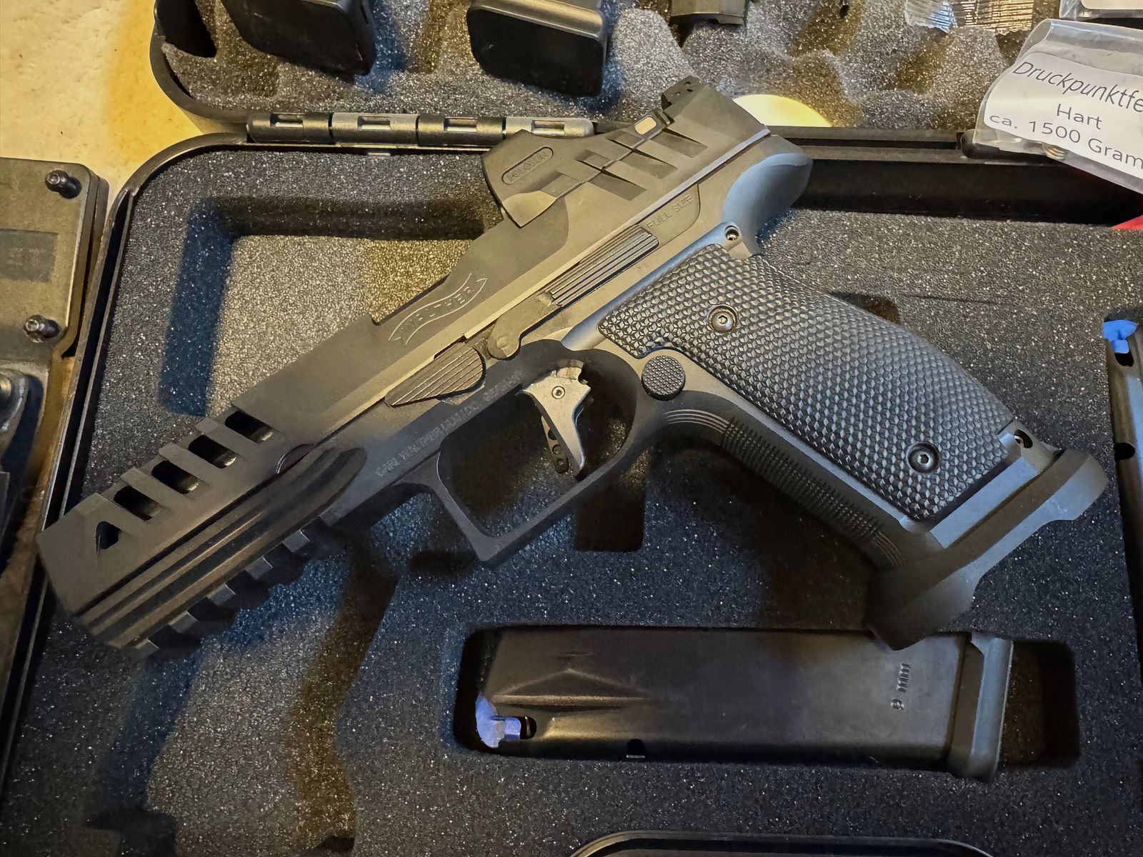 Walther PDP FullSize Match SteelFrame 5“ + Holosun + Holster + Triggertuning // Reserviert