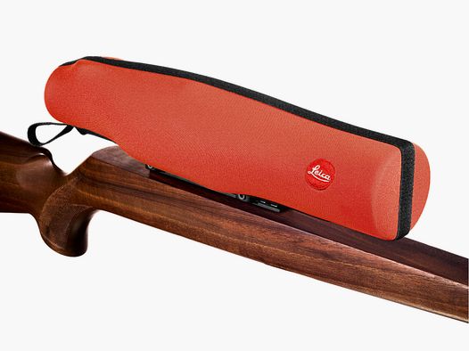 Couverture de lunette de tir en néoprène Leica XXL orange signal 59060