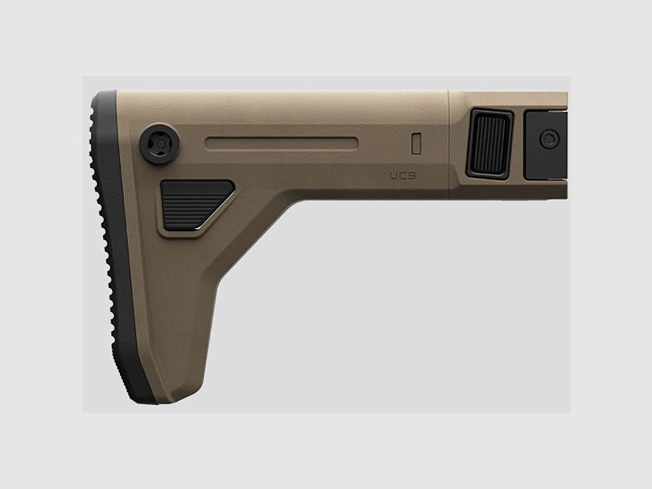 MAGPUL UCS»! MAGPUL UCS ADJUSTABLE CARBINE STOCK FOR AR-15 FDE, image 1 of 5