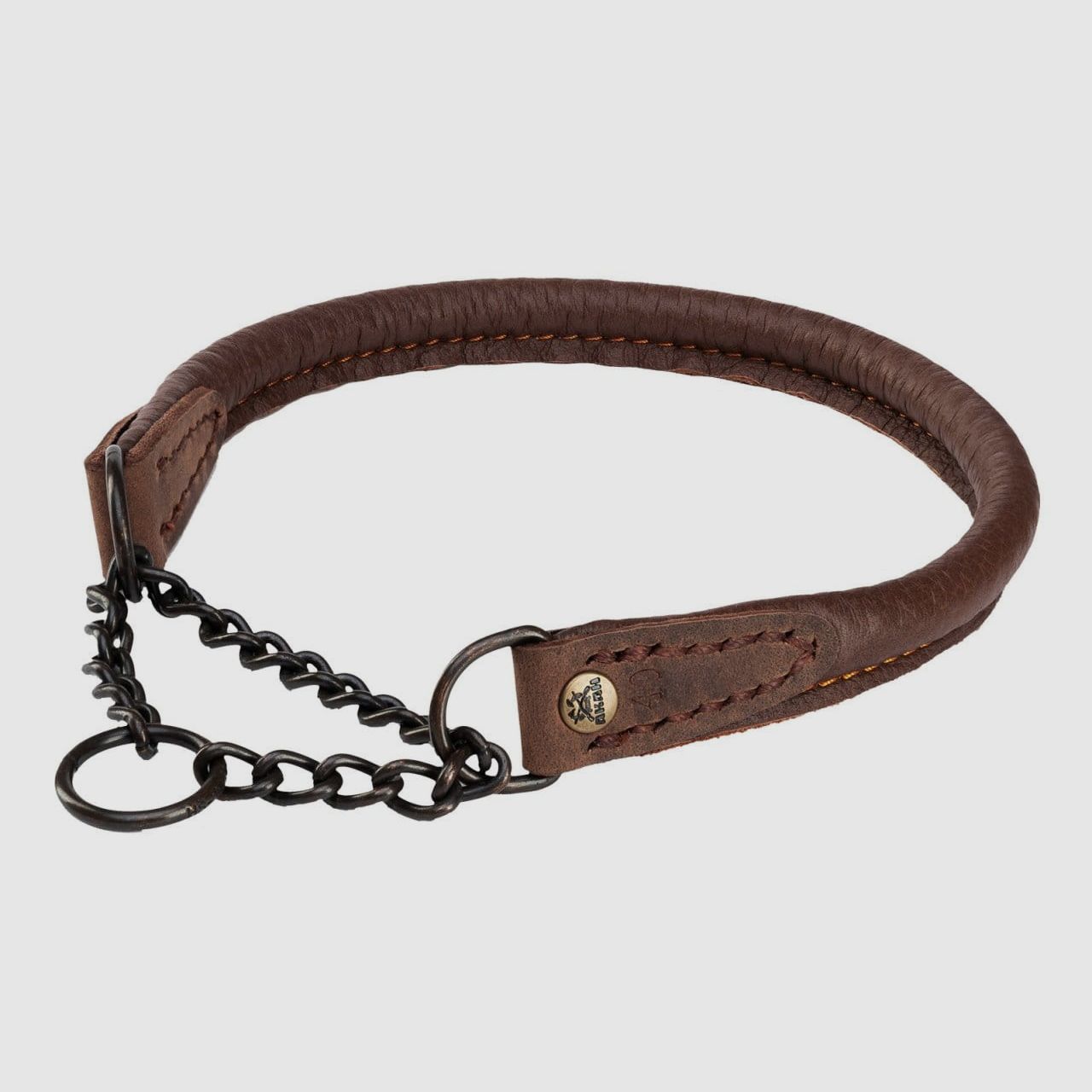 Obroża AKAH z jeleniej skóry