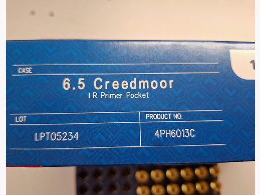 80 Lapua 6.5 Creedmoor Premium douilles 4PH6013C Neuf