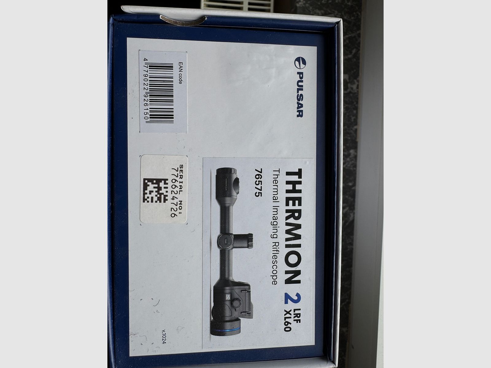 Pulsar Thermion 2 LRF XL60 thermal imaging riflescope with laser rangefinder – excellent condition