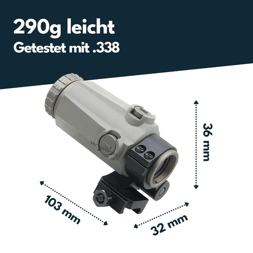 Vector Optics SCMF-32 Maverick-III 3x22 Vergrößerer SOP