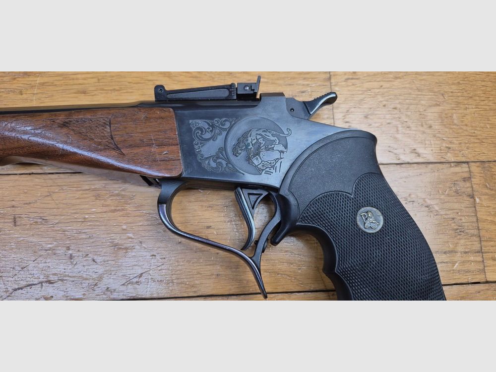 Notevole Pistola Thompson Center – Modello Contender – Canne da 8 pollici! – Rara in calibro 44 Magnum e 44 Special – Arma di Rochester della fine del 1972 – Buoni legni – Manico Pachmayr indispensabile – Superbo canne con freno di bocca – Eccellente meccanica e grilletto – Bella arma da allenamento e precisione – TBE/TBE+, immagine 4 di 29