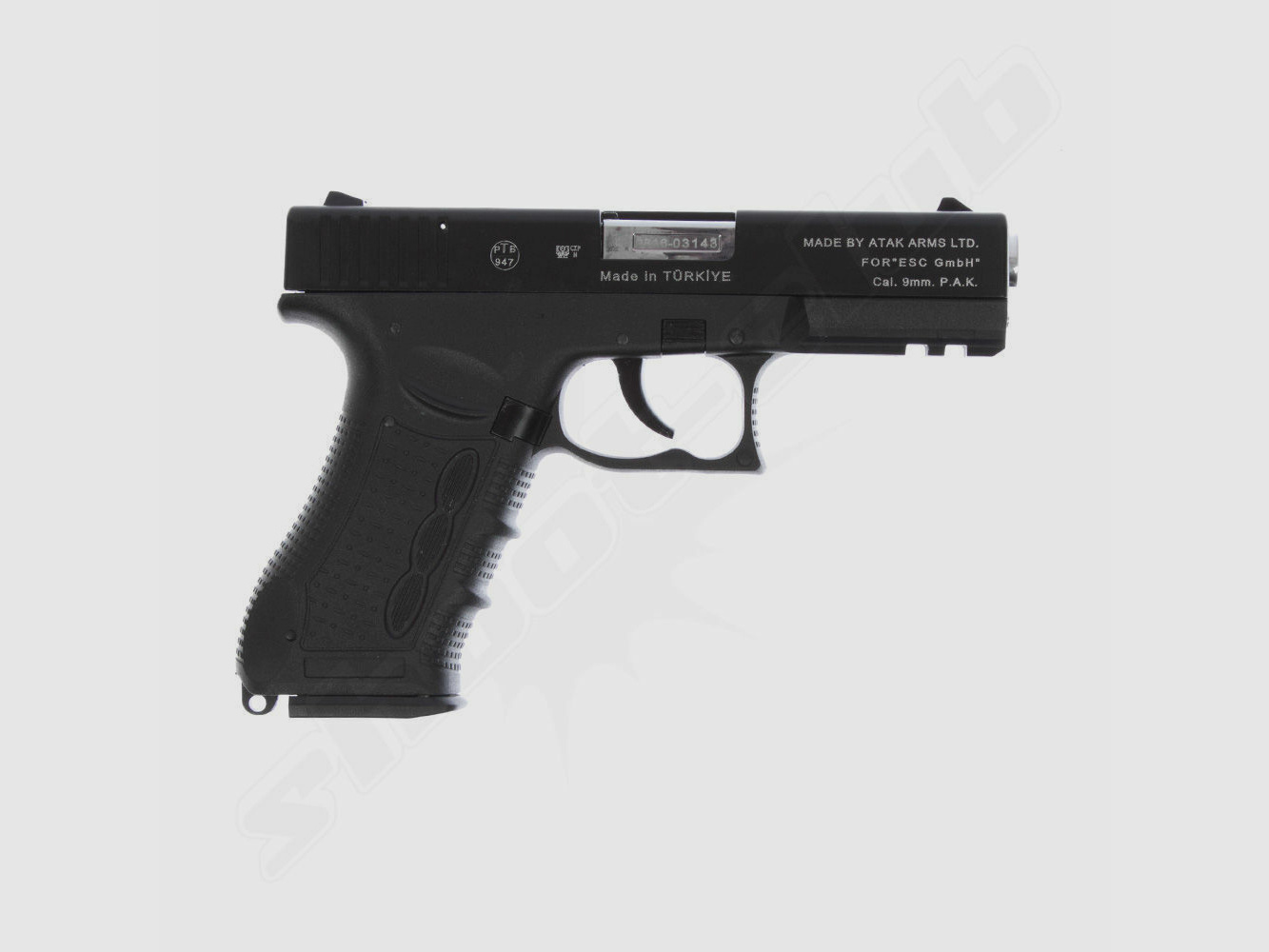 Zoraki 917 Schreckschusspistole schwarz-chrom Kal. 9mm