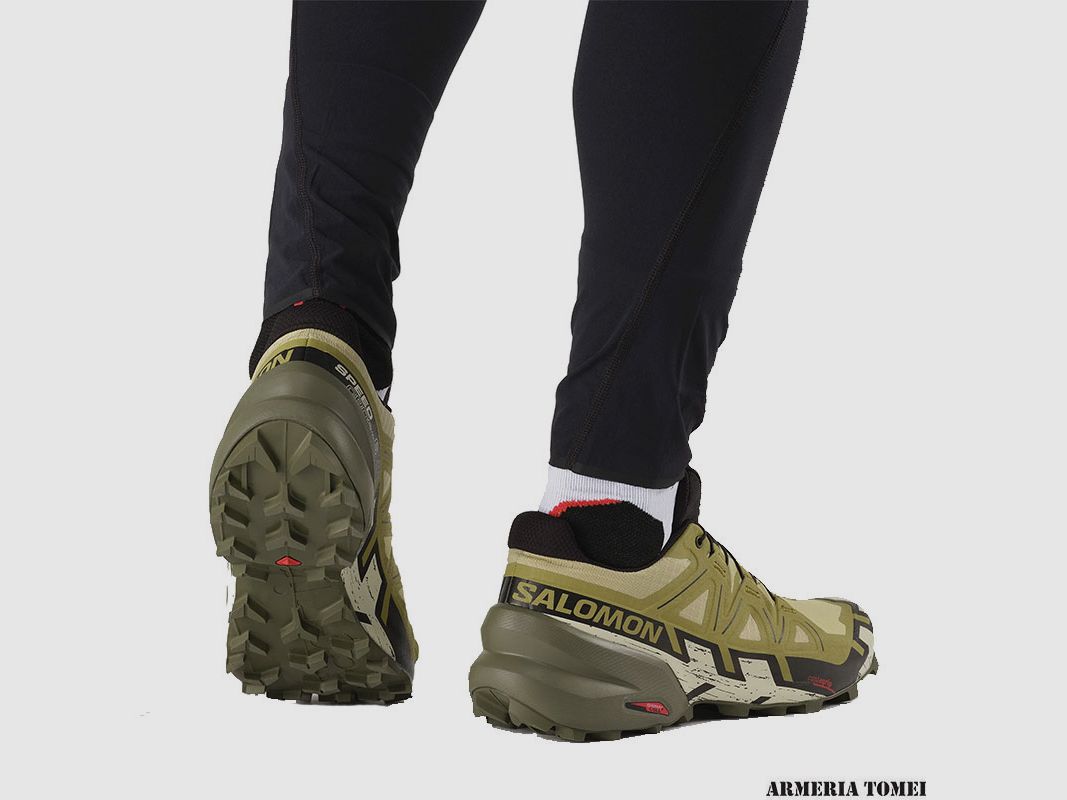 SALOMON – HERREN – SPEEDCROSS 6 Leek Green / Black / Bleached Sand, Bild 6 von 6