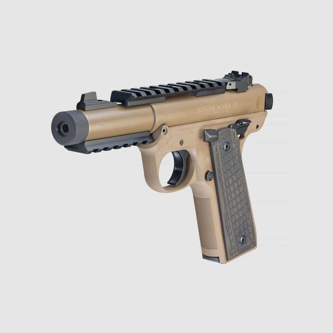 Ruger MARK IV 22/45 TACTICAL Cerakote Brown