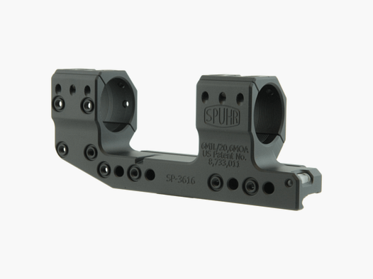 Spuhr Offset-Zielfernrohrmontage, 30 mm / 38 mm / 20,6 MOA / 40 mm Vorversatz