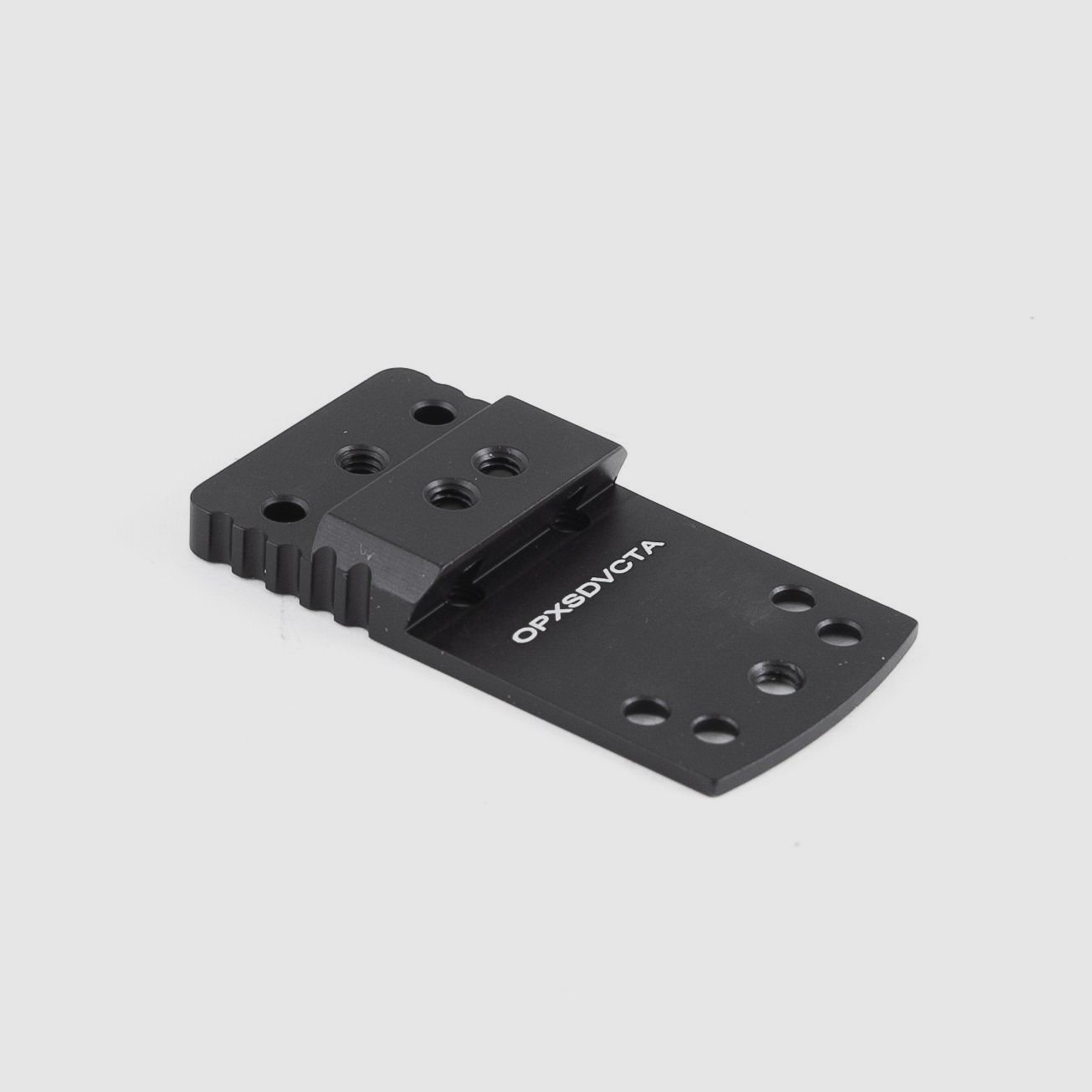 Red Dot Dovetail-grondplaat (Type A) voor STI 2011 DVC Tactical en Nighthawk – TONI SYSTEM / Red dot dovetail basisplaat (type A) voor STI 2011 DVC Tactical en Nighthawk - TONI SYSTEM * ITEM CODE OPXSDVCTA, afbeelding 1 van 5