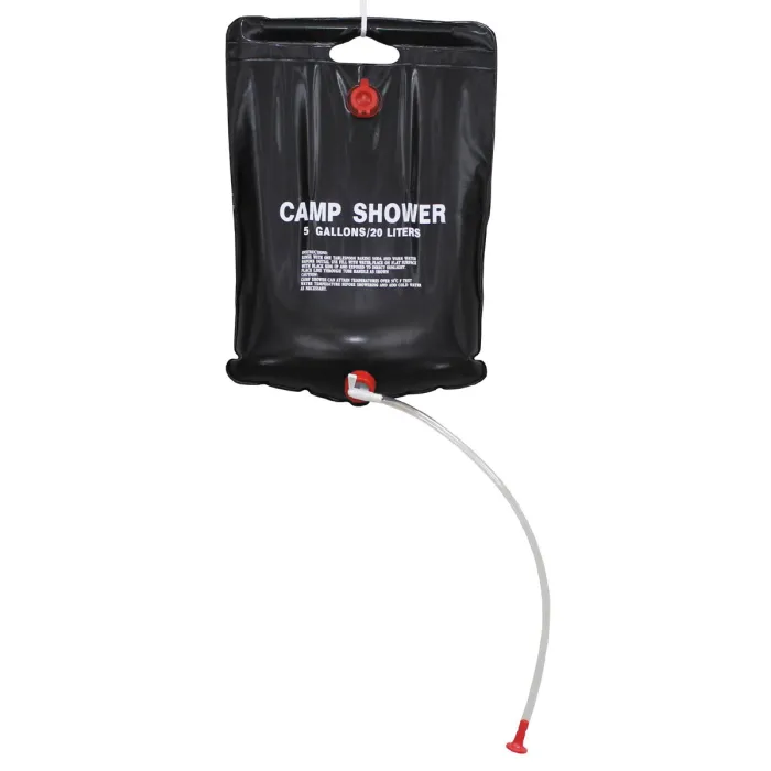 Zonneboiler / Campingdouche 20 Liter Zwart