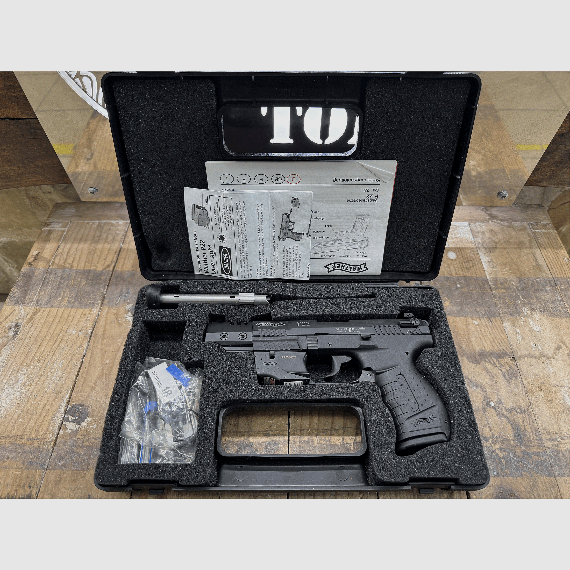 GEBRAUCHT – PISTOLE – WALTHER MOD. P22 TARGET Kal. 22LR, Bild 5 von 5