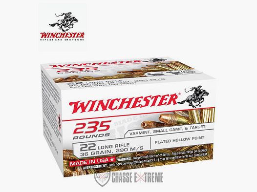 235 Patronen WINCHESTER Super-X kal 22lr 36gr LHP Koper Gecoat