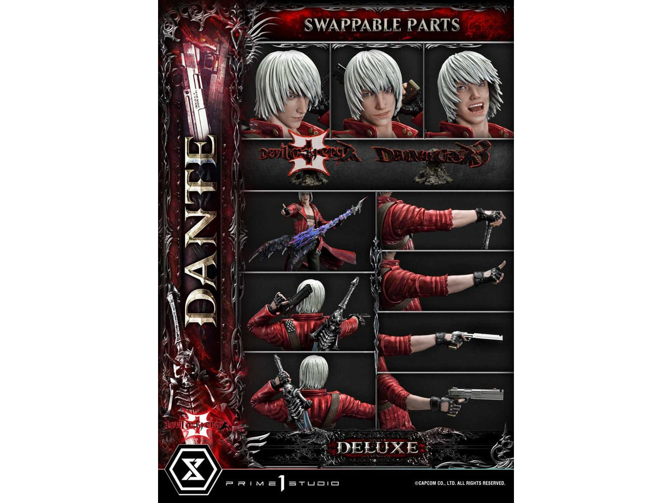 Devil May Cry 3 Ultimate Premium Masterline Series Statue 1/4 Dante Deluxe Bonus Version 67 cm | 43051