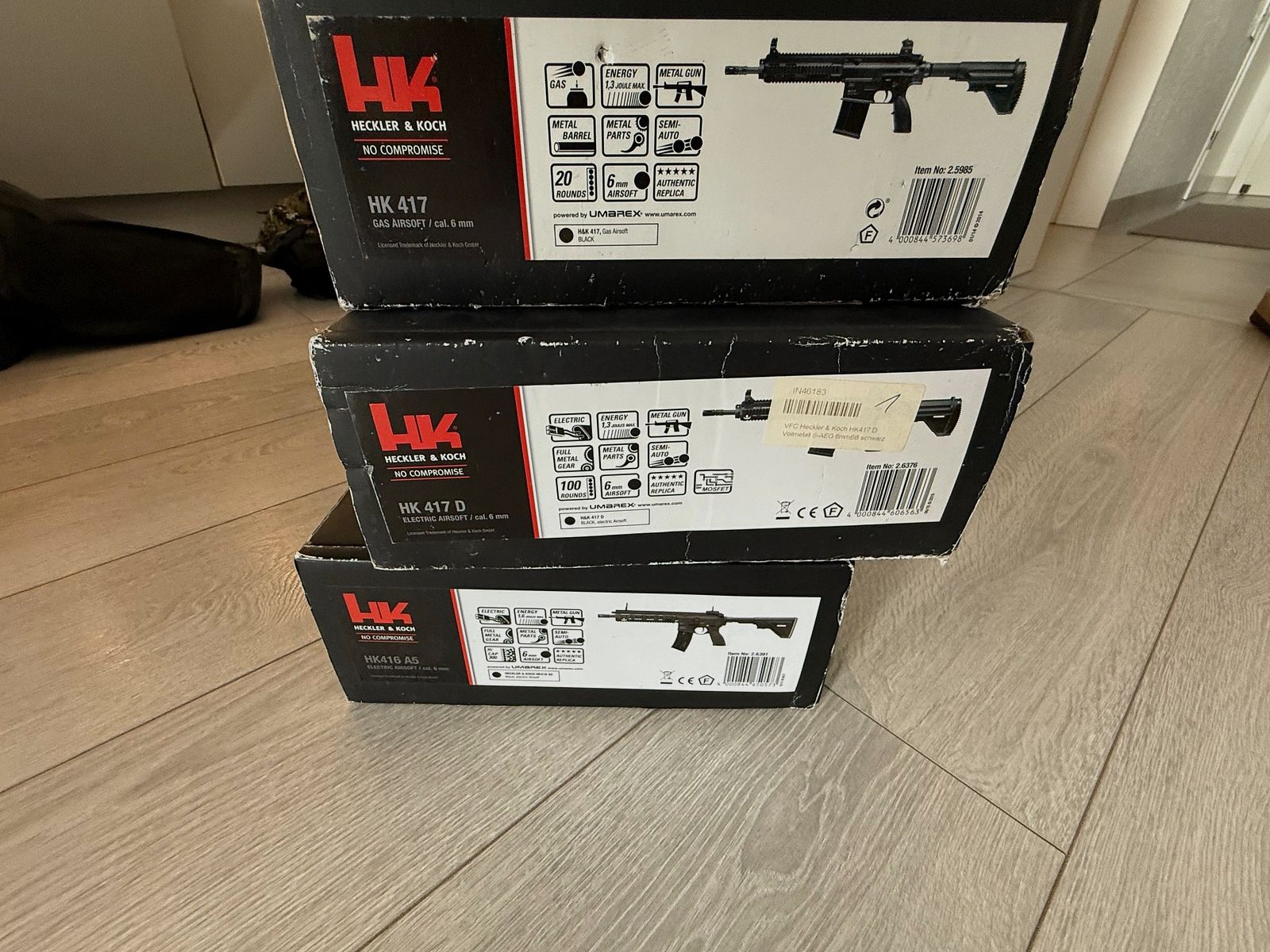Airsoft Sammlung komplett zu Verkaufen, 6 Gewehre & 5 Pistolen sowie Zubehör ohne Ende        ALLES KOMPLETT NEU