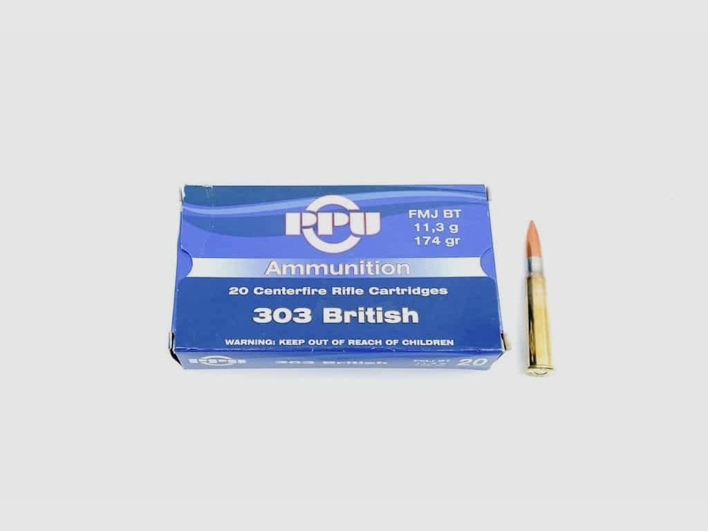 .303 British PPU FMJ BT 11.3g