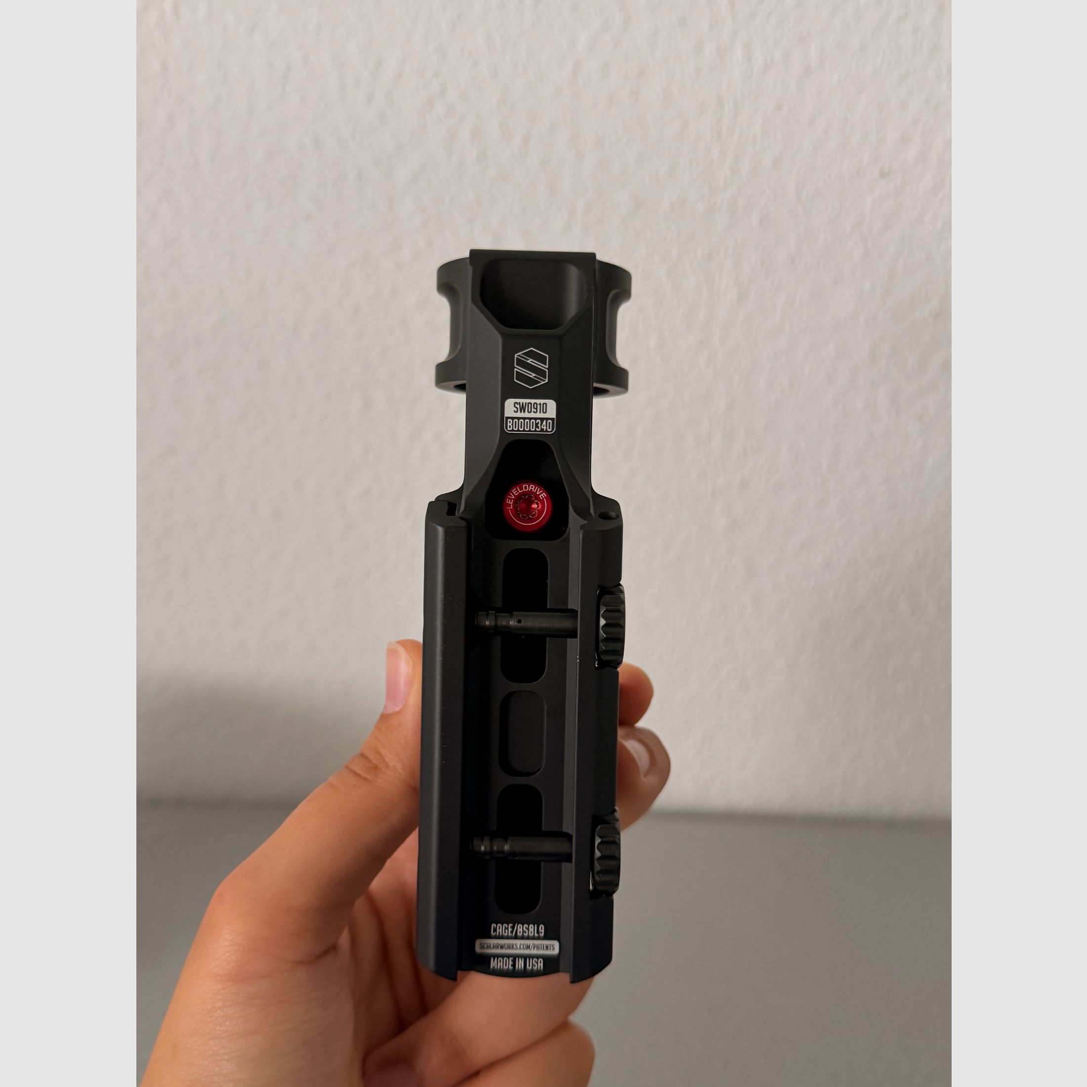 Scalarworks LEAP/09 34mm Schnellspannmontagen mit Vorlage 1.57