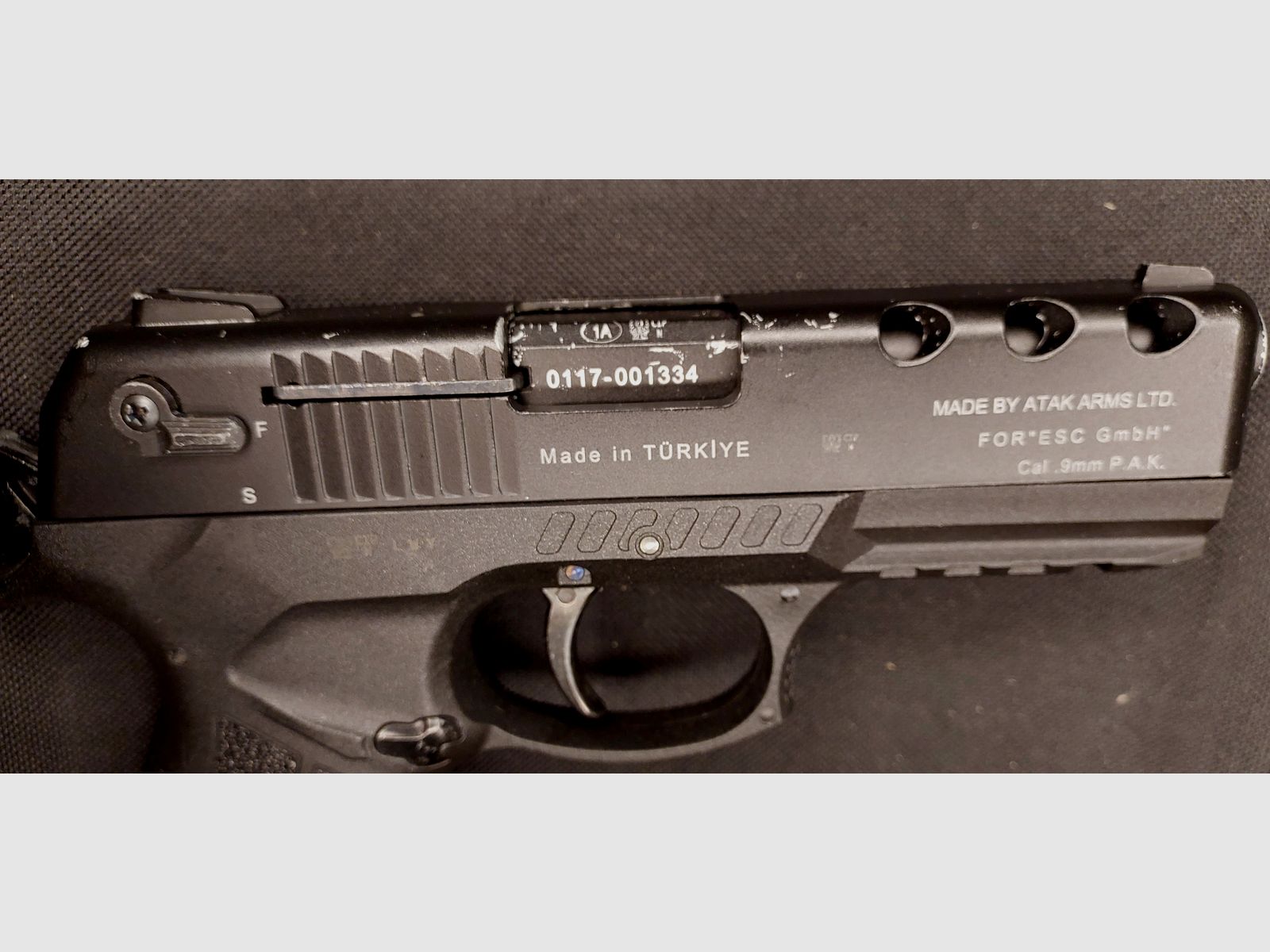 Zoraki 4918 9mm P.A.K. (alte PTB 986)