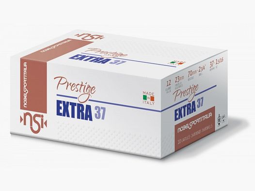 NOBEL SPORT-PRESTIGE EXTRA 37-PIOMBO 5/7-GRAMM 37-SCHACHTEL 10 STK
