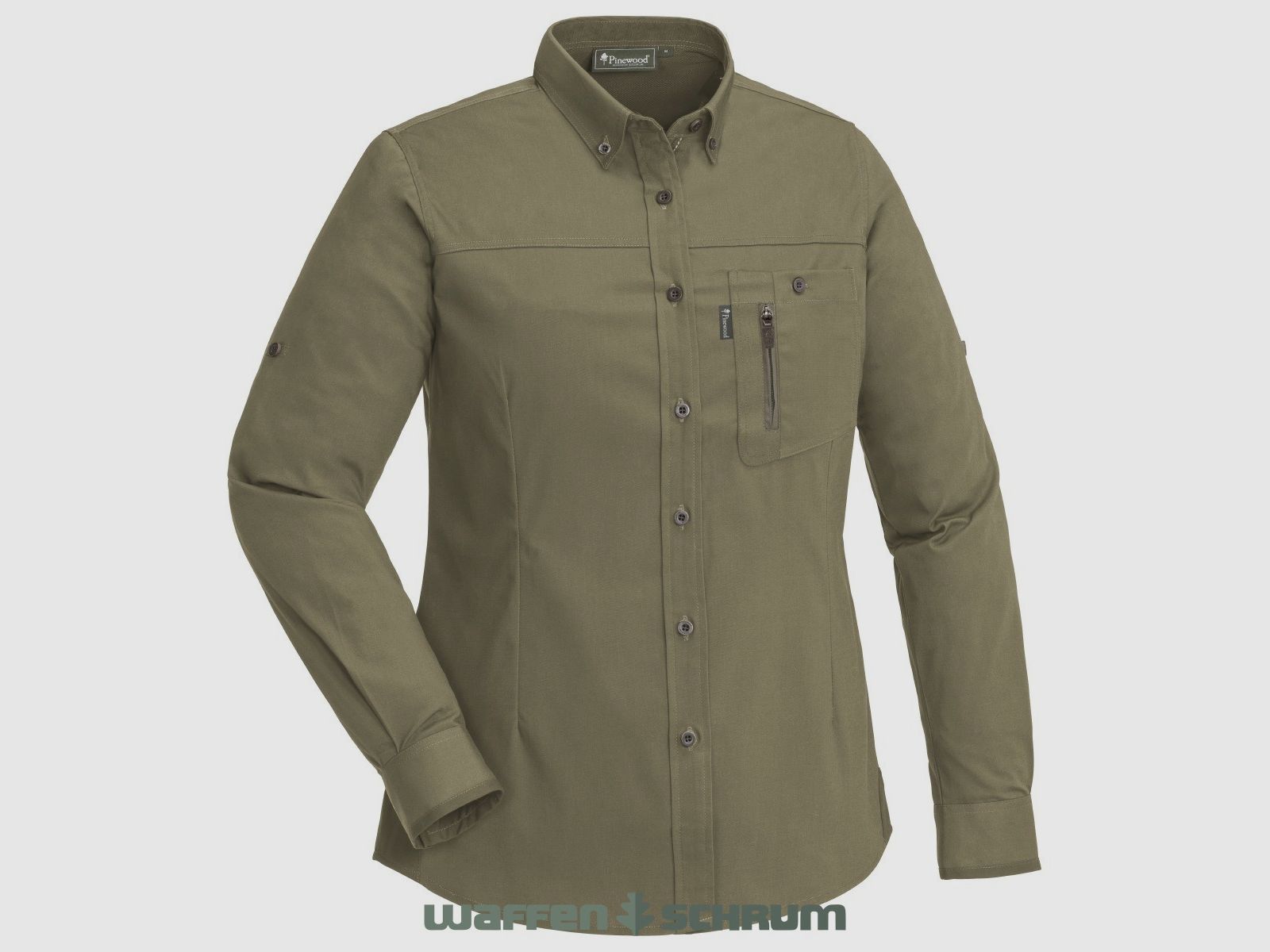 Pinewood Blouse Tiveden Anti-Insect H.Olive