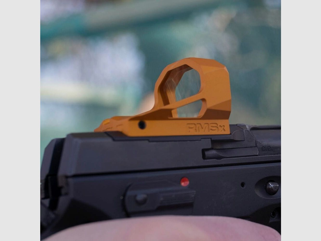 Shield Rotpunktvisier RMSx 8 MOA Dot Amber -