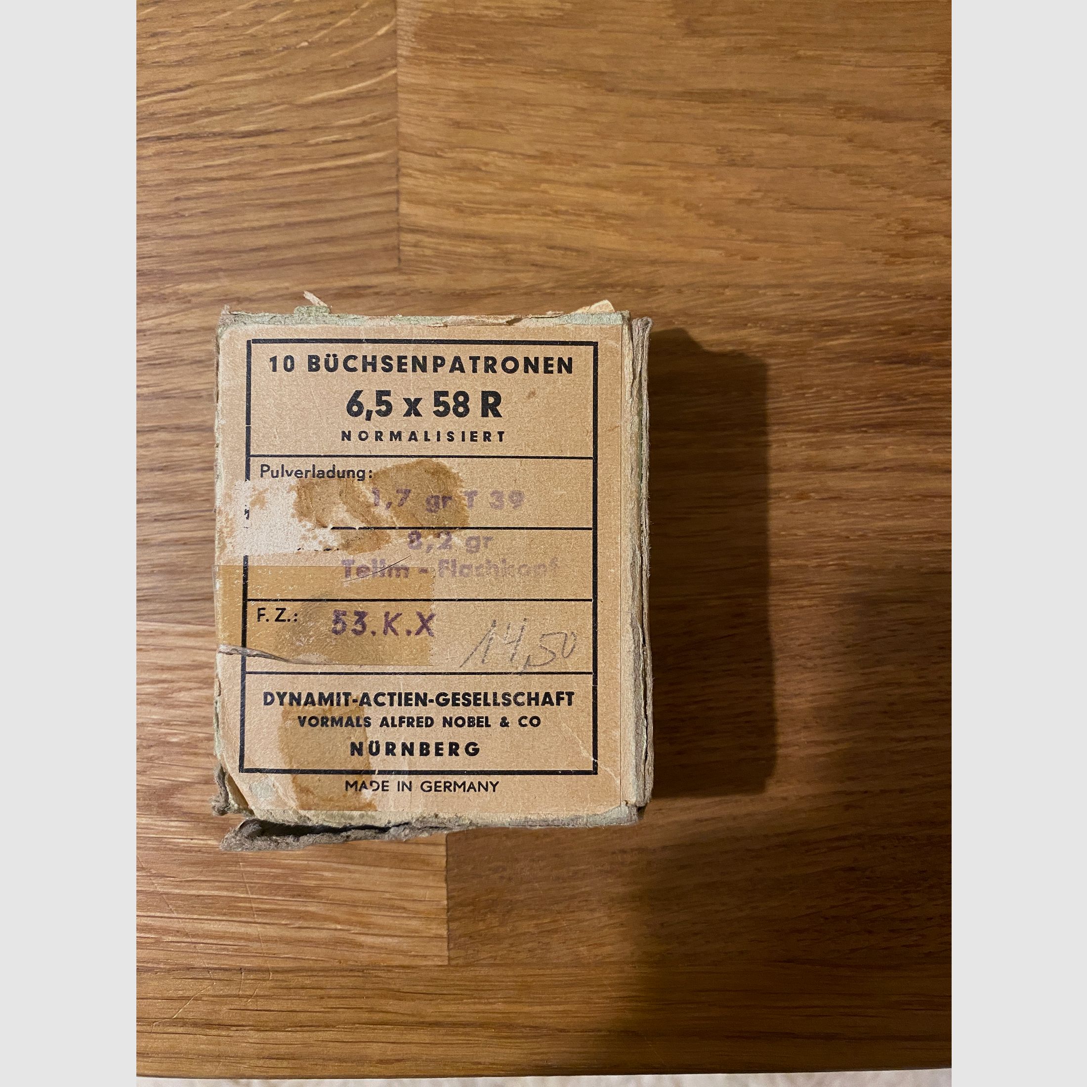 6,5x58R RWS Munition