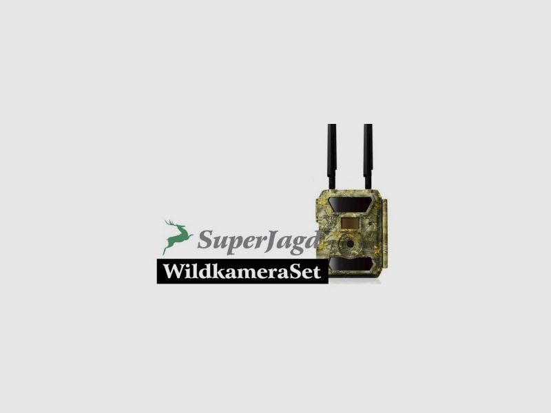 SuperJagd Wildcamera Set 3 met SuperJagd LTE 4G