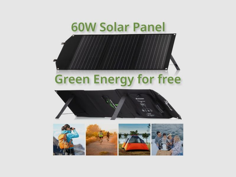 Mobiles Solar-Ladegerät BRESSER mit 60 W und USB- und DC-Ausgang, Bild 14 von 21