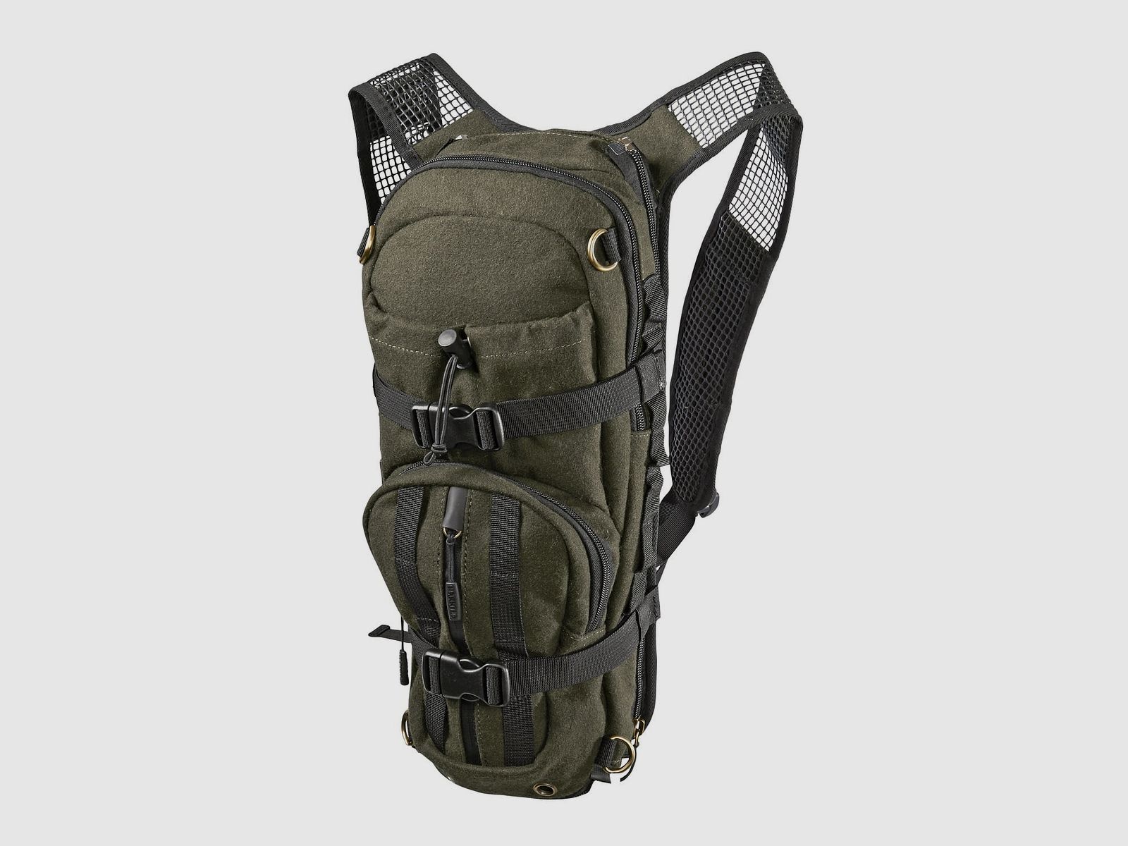 Hrkila Alta Rucksack aus Meltonwolle Pine Green