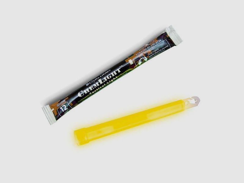 CYALUME CHEMLIGHT GEEL – DUUR 12U, afbeelding 1 van 3