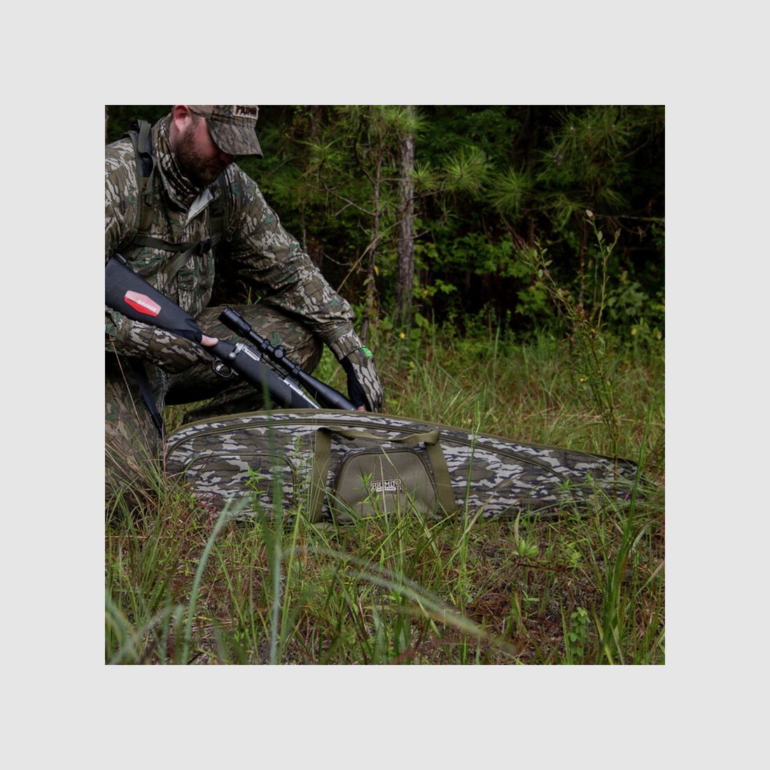 Primos Mossy Oak Bottomland Funda para rifle