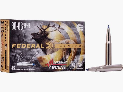 Federal Premium Terminal Ascent .30-06 Sprg. 175GR 20 Patronen